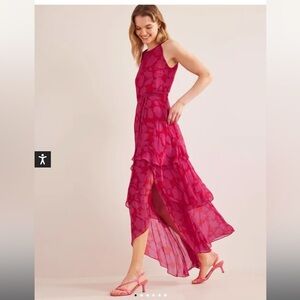 Boden Sleeveless‎ Tiered Maxi Dress
